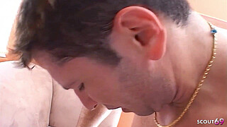 Fit Cutie Secretary with Big Tits and freckles seduce to Rough Fuck by Client with Big Shaft and swallow his load