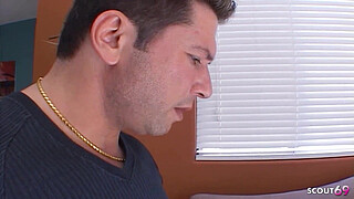 Fit Cutie Secretary with Big Tits and freckles seduce to Rough Fuck by Client with Big Shaft and swallow his load