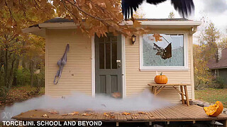 TORCELINI. HALLOWEEN LESSON. Witch teacher. Broomstick Ride! SFW