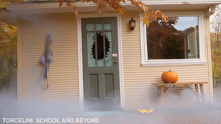 TORCELINI. HALLOWEEN LESSON. Witch teacher. Broomstick Ride! SFW