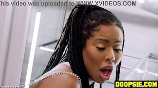 Big butt ebony MILF has a bisexual 4some with GF and neighbors