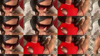 MilfyCalla shorts compilation - Fetish, romantic blow-jobs, latina cum-bitch with big-butt