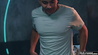 Stepson is anal fucking his big juggs stepmom back to reality