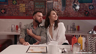 Boomer gets a public handjob from GenZ chick