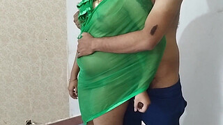 Horny Desi Babe Gets Anal Fucked While Standing