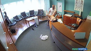 Fake Hospital - 1<censored> old VIRGIN has sex for 1st time with her doctor