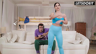 Lucky Virgin Step Bro Gets To Fuck Step Sis In The Booty - HORNY HOSTEL