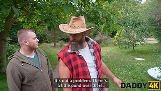 DADDY4K. Surprise sex with StepDaddy’s huge penis while the boyfriend is fixing the floor