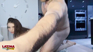 Debbie Botero - Perfect Perky Butt Teen Takes On White Shaft For Latina Porn Casting Producer