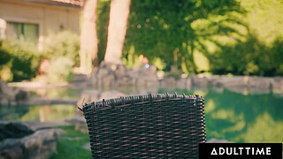 ADULT TIME - Slutty MILFs Penny Barber & Ryan Keely Have GROUP SEX WITH STEPSONS To Celebrate BDAY!