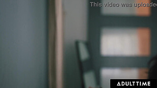 ADULT TIME - Slutty MILFs Penny Barber & Ryan Keely Have GROUP SEX WITH STEPSONS To Celebrate BDAY!