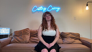 Casting Curvy: Busty Red Head Nurse Tries Out For Porn