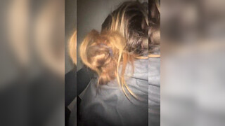 Cuck submits to master while his babe gets fucked in bathroom