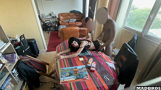 A French Goth Chick Loves Getting Fucked EVEN ANALLY AND Cums All Day Long !!!