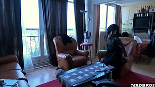 A French Goth Chick Loves Getting Fucked EVEN ANALLY AND Cums All Day Long !!!