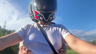 I Picked Up A Didi Client Without A Bra And He Noticed My Big Tits