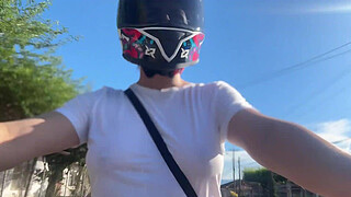 I Picked Up A Didi Client Without A Bra And He Noticed My Big Tits