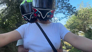 I Picked Up A Didi Client Without A Bra And He Noticed My Big Tits