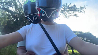 I Picked Up A Didi Client Without A Bra And He Noticed My Big Tits