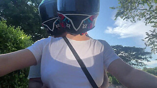 I Picked Up A Didi Client Without A Bra And He Noticed My Big Tits