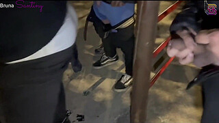 My husband filmed me with more than 20 guys - Cuckold in the end sucked all the cum from her pussy COMPLETE ON RED