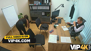 VIP4K. She'll get the loan after joining this gloryhole