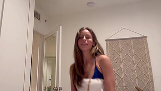 Step-Sis Talks me into having Sex & Cumming inside Her