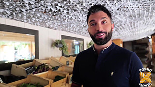 Pam, a blonde with big breasts, gets her booty spread just the way she wanted