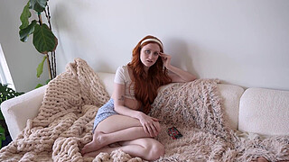 Petite redhead lesbian step sister wanted help getting <censored> on her ex - Scarlet Skies