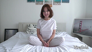 18yo Beautiful Liza with her StepDad