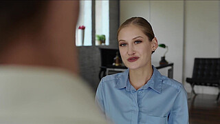 Blonde Secretary Freeze Fucked - Tiffany Tatum Creampie Cum in Mouth Time Stop Sex