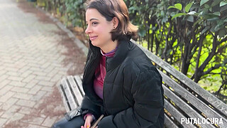 PutaLocura - Incredible busty Latina Lulita Star gets caught by Torbe and swallows all his cum