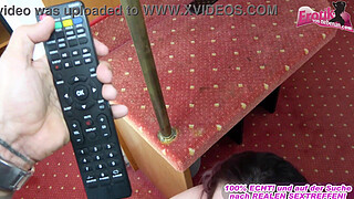 Chubby German amateur young woman fucks the handyman