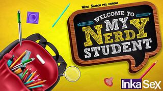 Mexican MILF teacher with huge tits seduces and fucks her nerdy student in the butthole