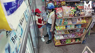 ModelMedia Asia - Promiscuous Mart - Sex at work with the clerk