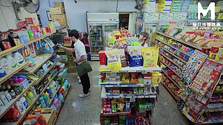 ModelMedia Asia - Promiscuous Mart - Sex at work with the clerk