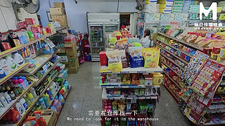 ModelMedia Asia - Promiscuous Mart - Sex at work with the clerk