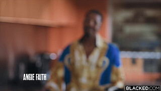 BLACKED Curvy BBC-Goddess Angie Faith Has Her Very First Anal