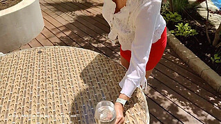 The best! Fucked my friend's mom, the waitress, in the kitchen!