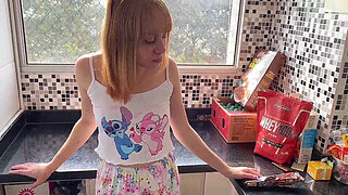 I woke up with a hard-on and stuck it in the young maid's arse in the kitchen!