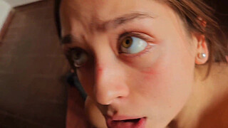 ALONE WITH MY FRIEND'S COUSIN. I SPOIL HER FACE WITH MILK