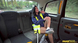 Picked up a chick doing community service! - Fake Taxi