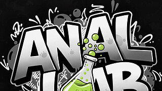 ANAL LAB - Extreme Anal Gape Makes Tongue Hang Out & Beg for More