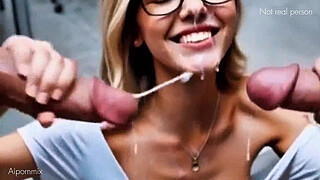 Collage Babe Stepsister Fucking in the classroom-virtual sex-Aipornmix[Generated Ai]