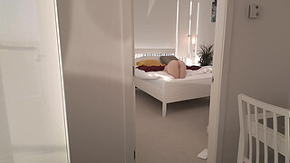 Sneaky Step Sis Swaps with my Sex Doll behind my back