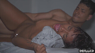 Ebony Whore Gets Huge Creampie