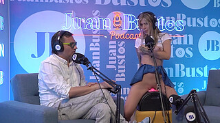 Better than her toys! MollySmith squirts all over the Sybian machine on Juan Bustos Podcast