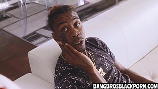 Hottest black teen gets spied on by her stepbro