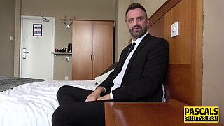 Bound and gagged real sub