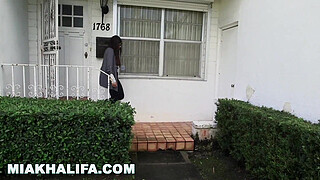 MIA KHALIFA - Big Tits Arab Pornstar Cheats On BF with Two Black Studs